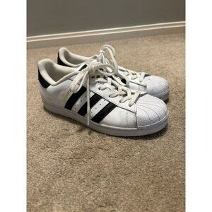 Adidas Superstar Shoes womens Size 8 Classic Shell Toe White Sneakers